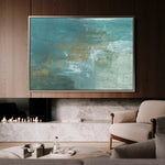 Abstract 218 Canvas Art 18" x 24" / 45 x 60 cm / Black