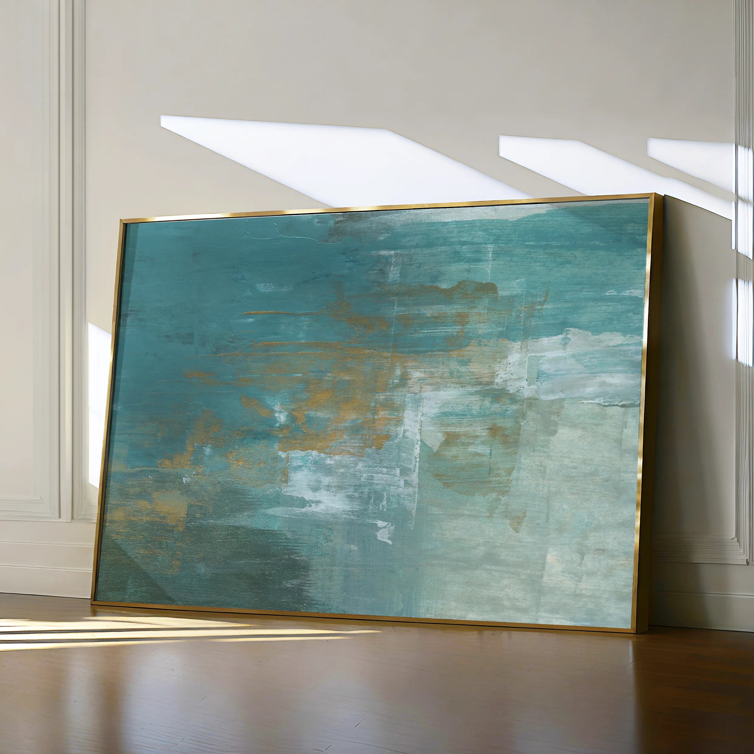 Abstract 218 Canvas Art 18" x 24" / 45 x 60 cm / Black