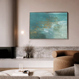 Abstract 218 Canvas Art 18" x 24" / 45 x 60 cm / Black