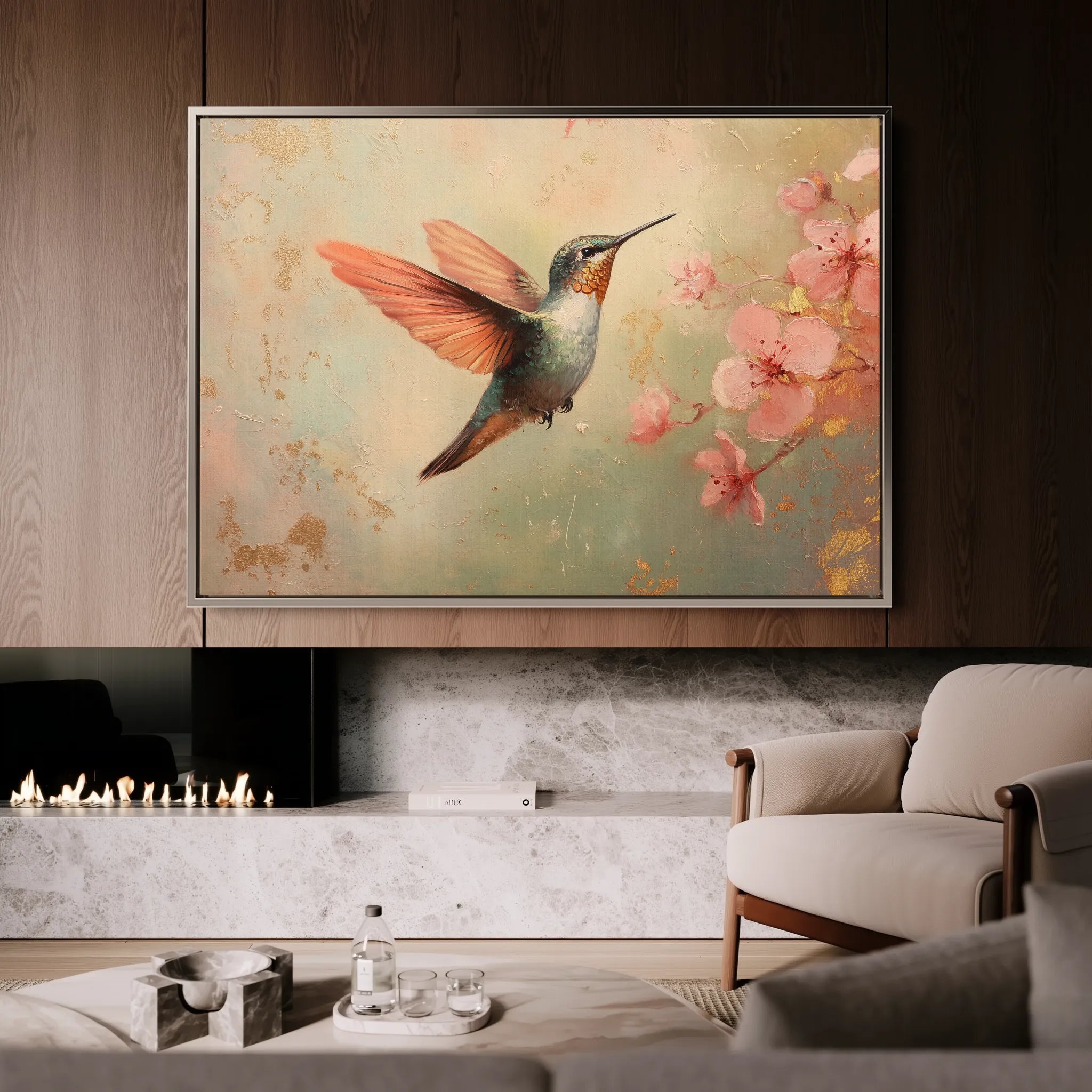 Animals 218 Canvas Art 18" x 24" / 45 x 60 cm / Black