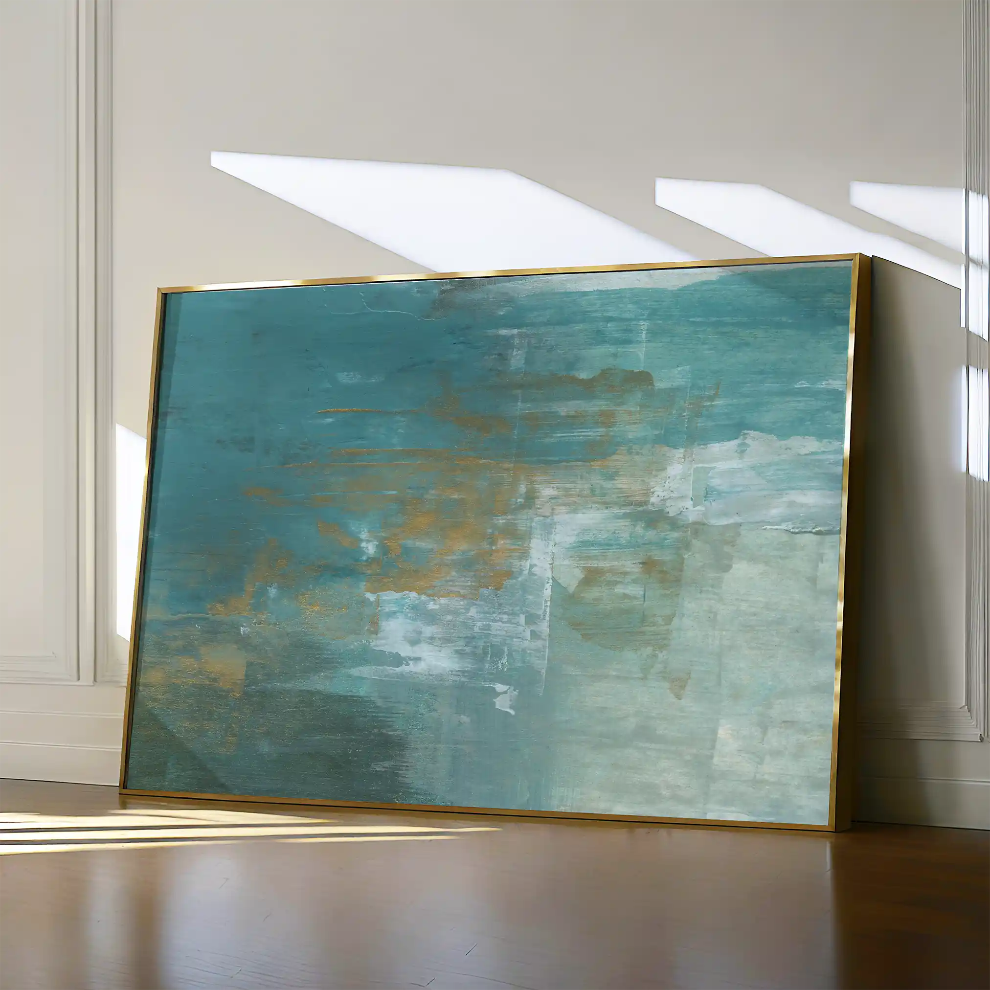 Abstract 218 Canvas Art 60 x 40 cm / Black