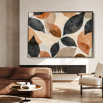 Boho 218 Canvas Art 18" x 24" / 45 x 60 cm / Black