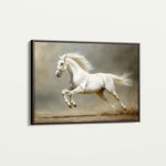 Horses 218 Canvas Art 18" x 24" / 45 x 60 cm / Black