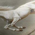 Horses 218 Canvas Art 18" x 24" / 45 x 60 cm / Black