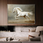 Horses 218 Canvas Art 60 x 40 cm / Black