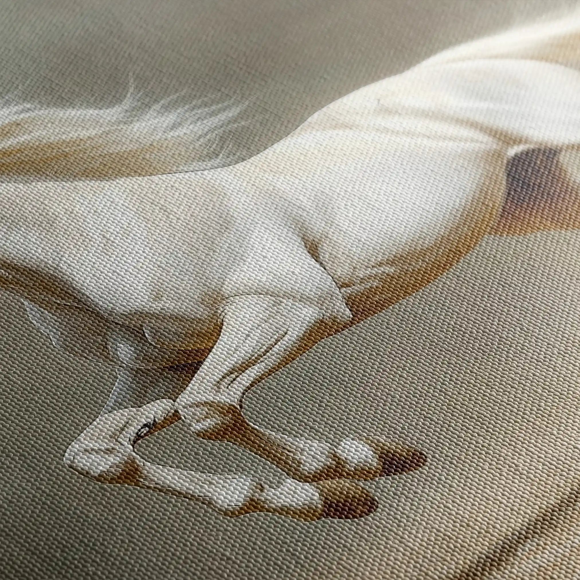 Horses 218 Canvas Art 60 x 40 cm / Black