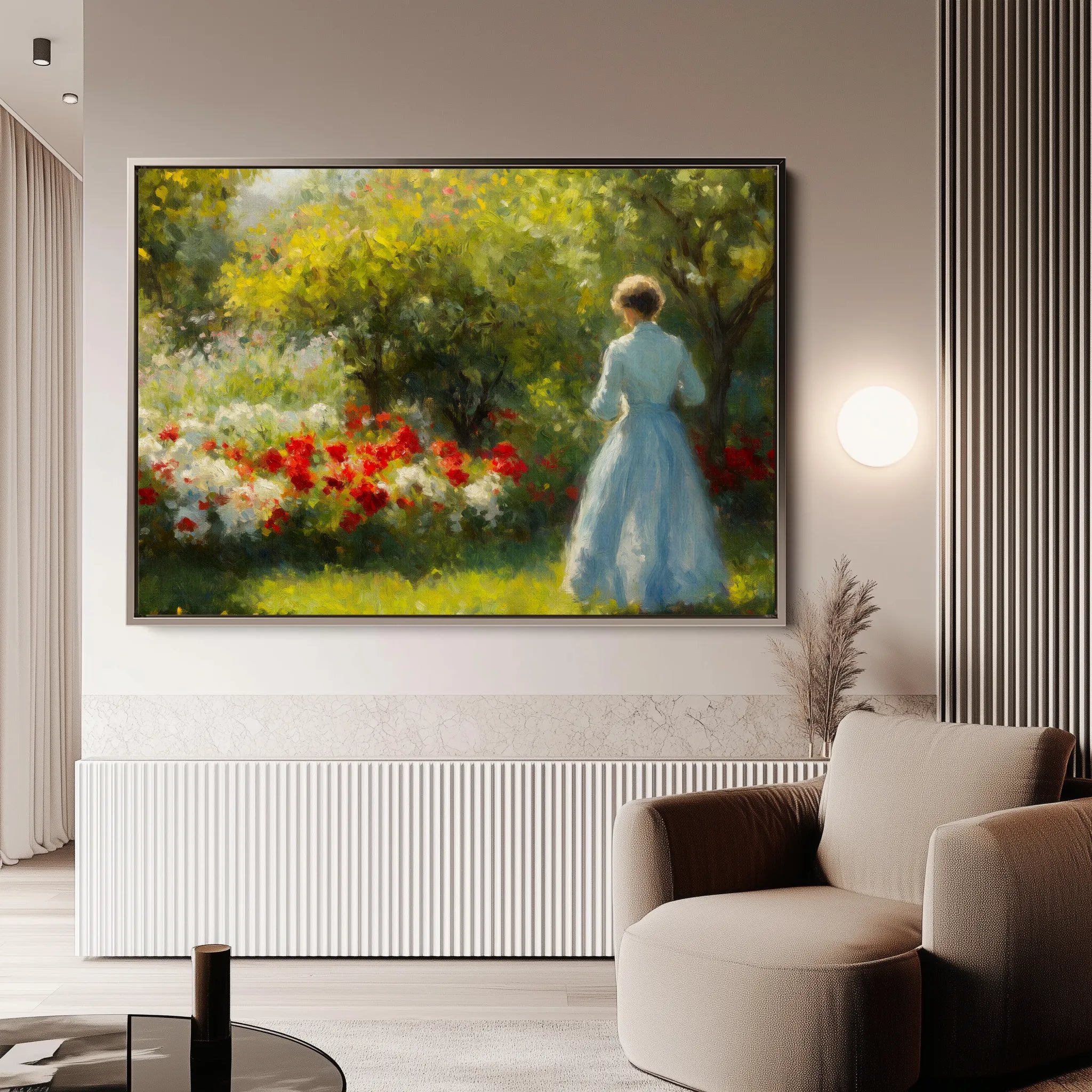 Landscape 218 Canvas Art 18" x 24" / 45 x 60 cm / Black