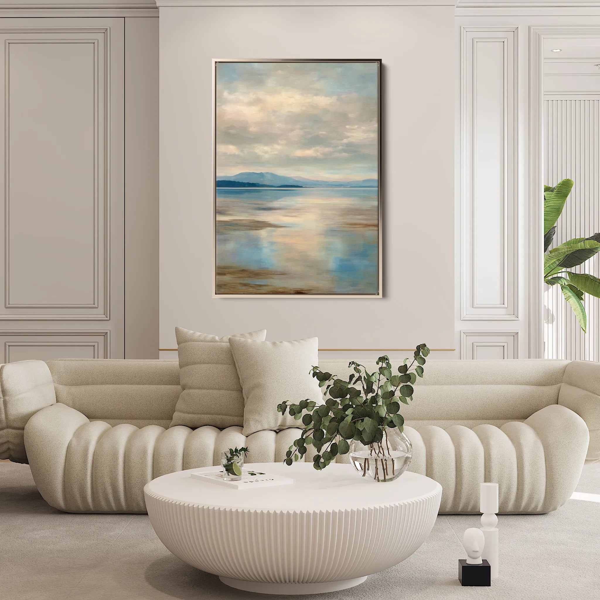 Abstract 2181 Canvas Art 18" x 24" / 45 x 60 cm / Black
