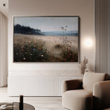 Abstract 2183 Canvas Art 18" x 24" / 45 x 60 cm / Black