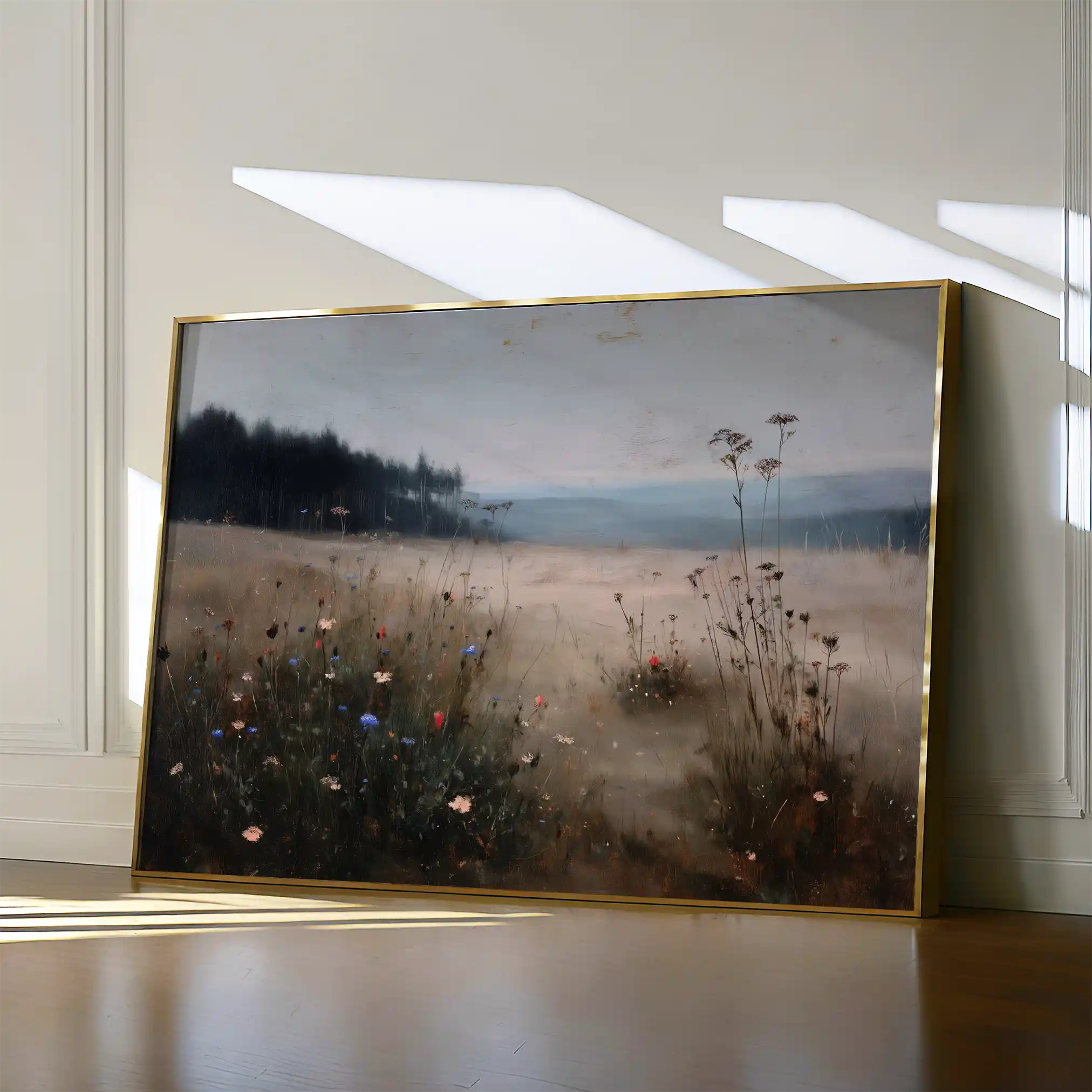 Abstract 2183 Canvas Art 18" x 24" / 45 x 60 cm / Black