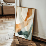 Abstract 2185 Canvas Art 18" x 24" / 45 x 60 cm / Black