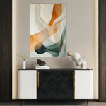 Abstract 2185 Canvas Art 18" x 24" / 45 x 60 cm / Black