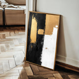 Abstract 2188 Canvas Art 18" x 24" / 45 x 60 cm / Black