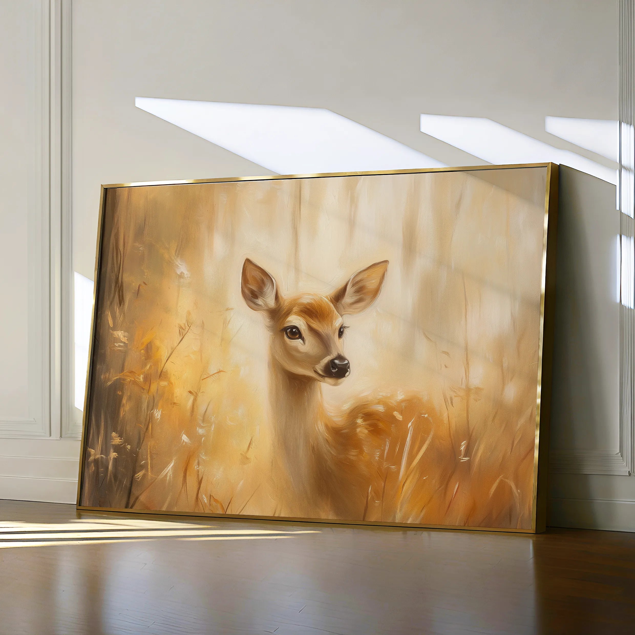 Animals 219 Canvas Art 18" x 24" / 45 x 60 cm / Black
