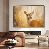 Animals 219 Canvas Art 18" x 24" / 45 x 60 cm / Black