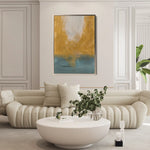 Abstract 219 Canvas Art 60 x 40 cm / Black