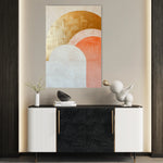 Boho 219 Canvas Art 18" x 24" / 45 x 60 cm / Black