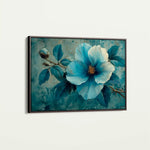 Floral 219 Canvas Art 60 x 40 cm / Black