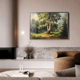 Landscape 219 Canvas Art 18" x 24" / 45 x 60 cm / Black
