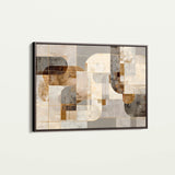 Abstract 2190 Canvas Art 18" x 24" / 45 x 60 cm / Black