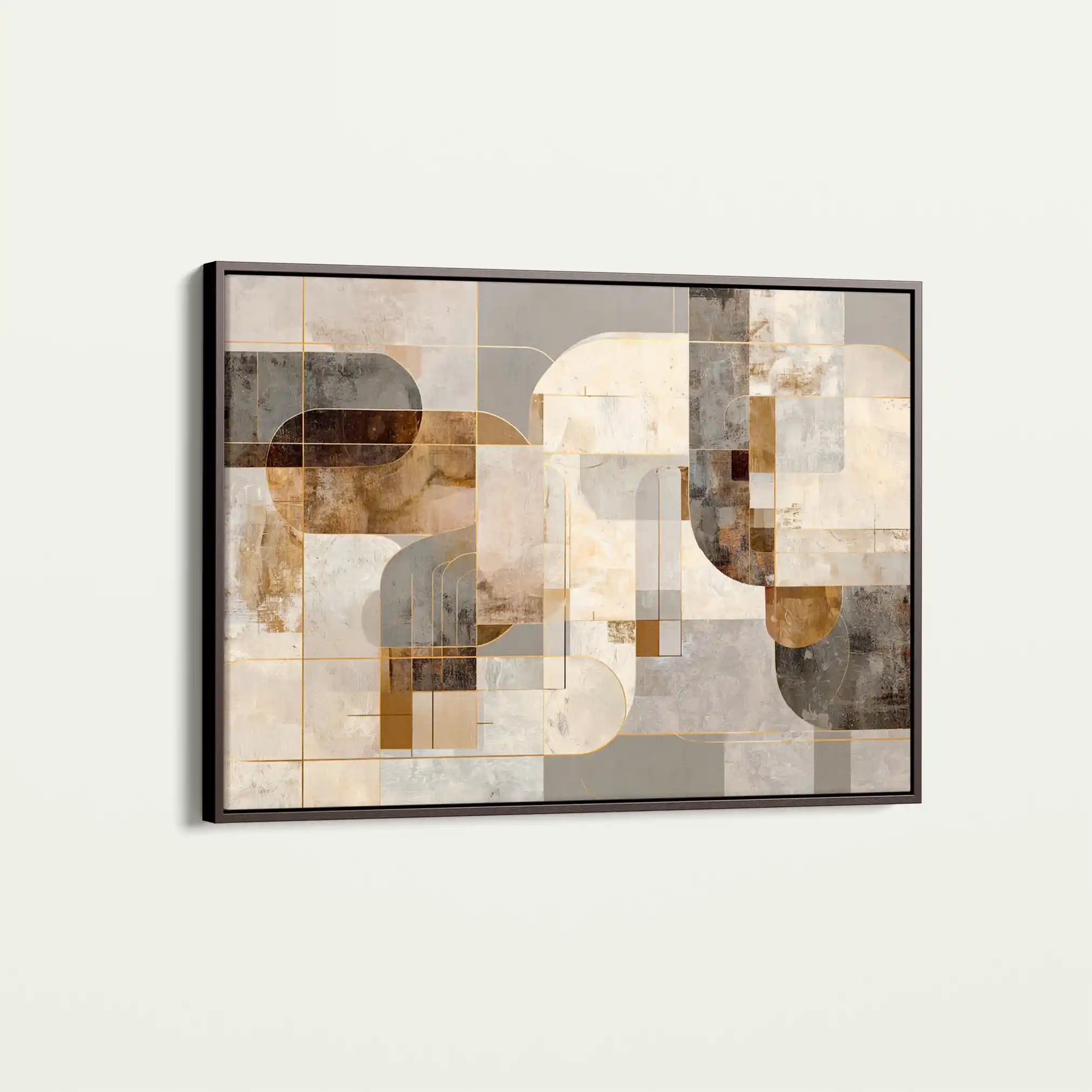 Abstract 2190 Canvas Art 18" x 24" / 45 x 60 cm / Black