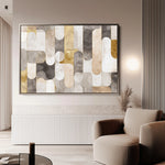 Abstract 2191 Canvas Art 18" x 24" / 45 x 60 cm / Black