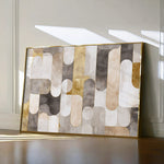 Abstract 2191 Canvas Art 18" x 24" / 45 x 60 cm / Black