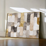 Abstract 2191 Canvas Art 18" x 24" / 45 x 60 cm / Black