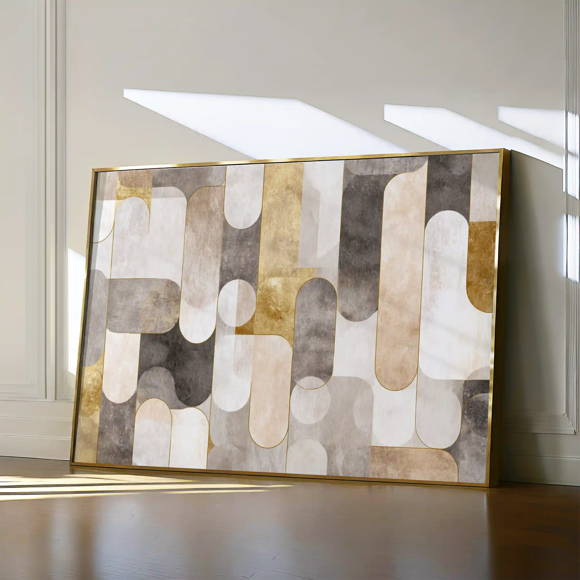 Abstract 2191 Canvas Art 18" x 24" / 45 x 60 cm / Black
