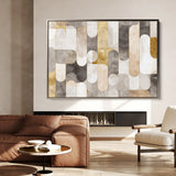 Abstract 2191 Canvas Art 18" x 24" / 45 x 60 cm / Black