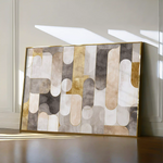 Abstract 2191 Canvas Art 60 x 40 cm / Black