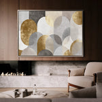 Abstract 2192 Canvas Art 18" x 24" / 45 x 60 cm / Black