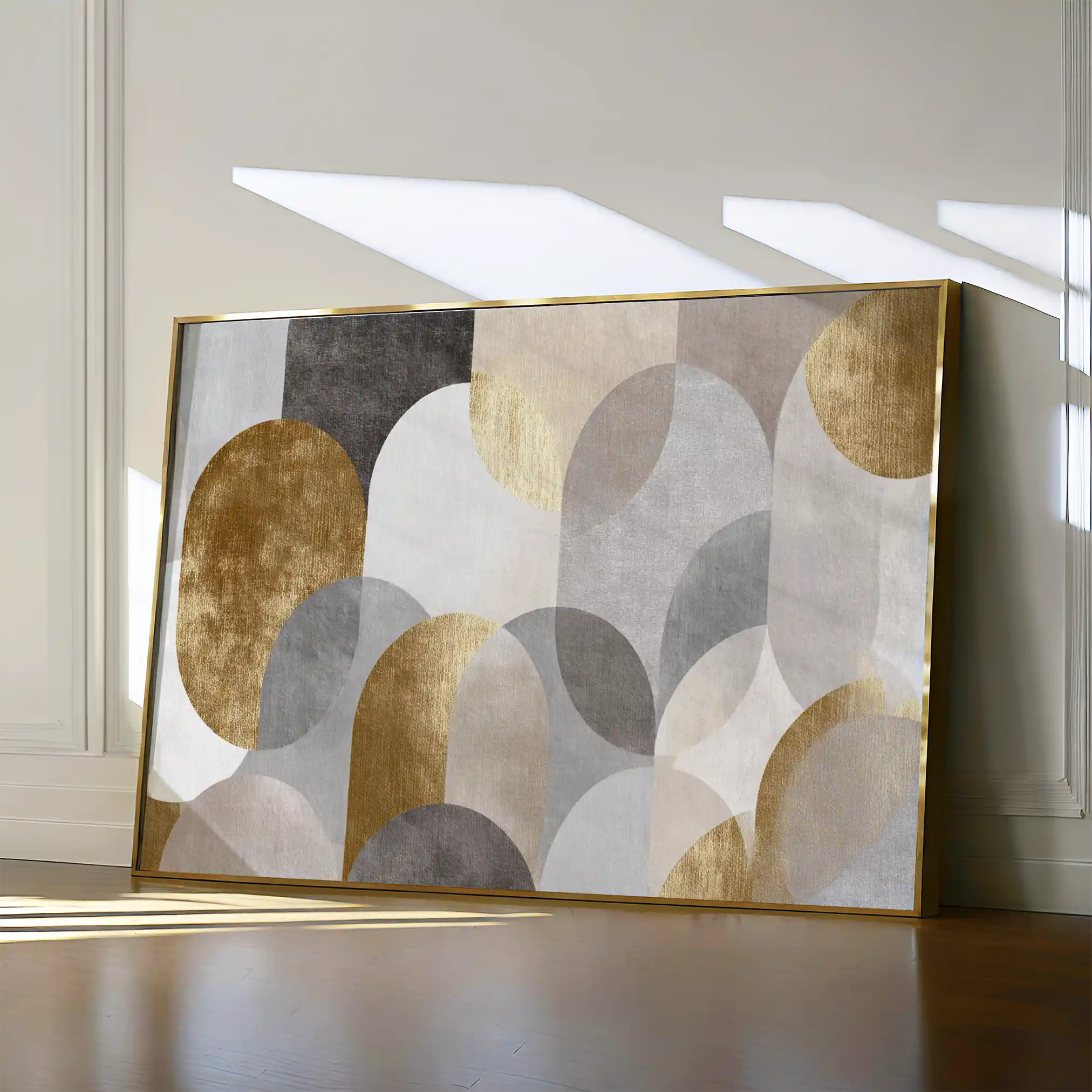 Abstract 2192 Canvas Art 18" x 24" / 45 x 60 cm / Black