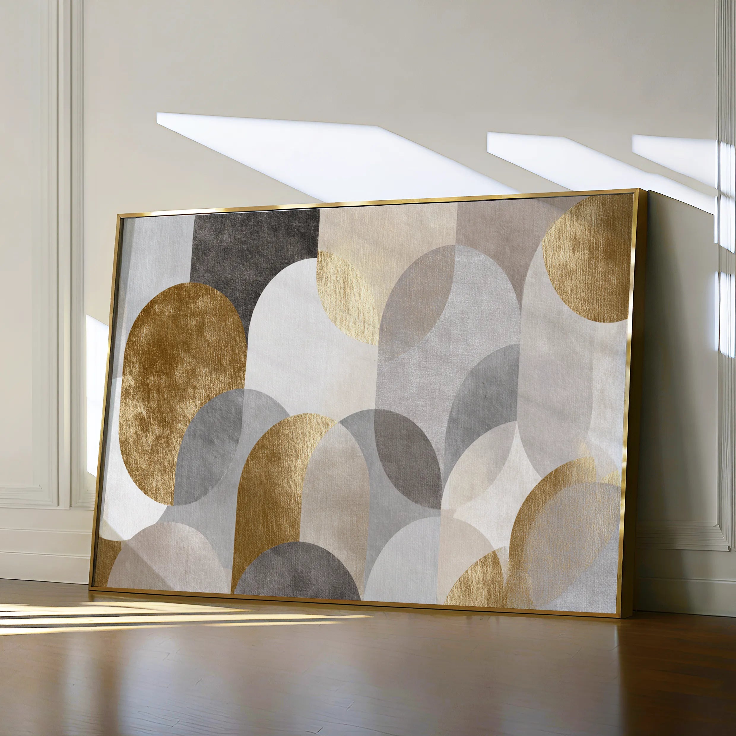 Abstract 2192 Canvas Art 18" x 24" / 45 x 60 cm / Black