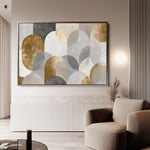 Abstract 2192 Canvas Art 18" x 24" / 45 x 60 cm / Black