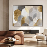 Abstract 2192 Canvas Art 18" x 24" / 45 x 60 cm / Black