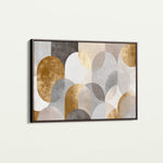 Abstract 2192 Canvas Art 18" x 24" / 45 x 60 cm / Black