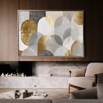 Abstract 2192 Canvas Art 60 x 40 cm / Black