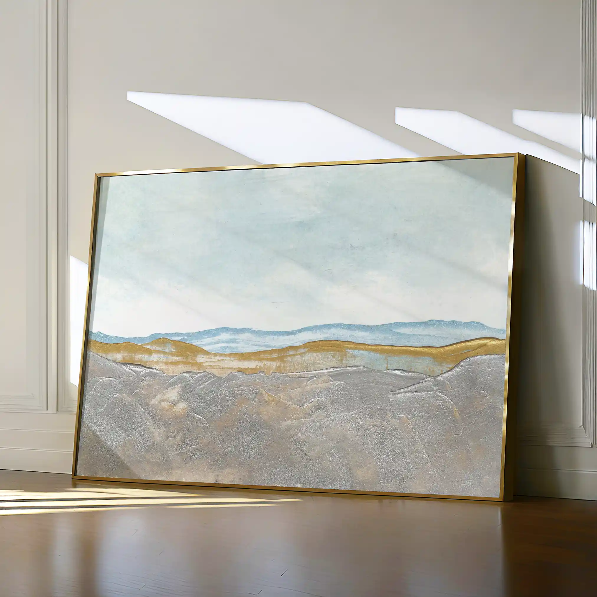 Abstract 220 Canvas Art 18" x 24" / 45 x 60 cm / Black