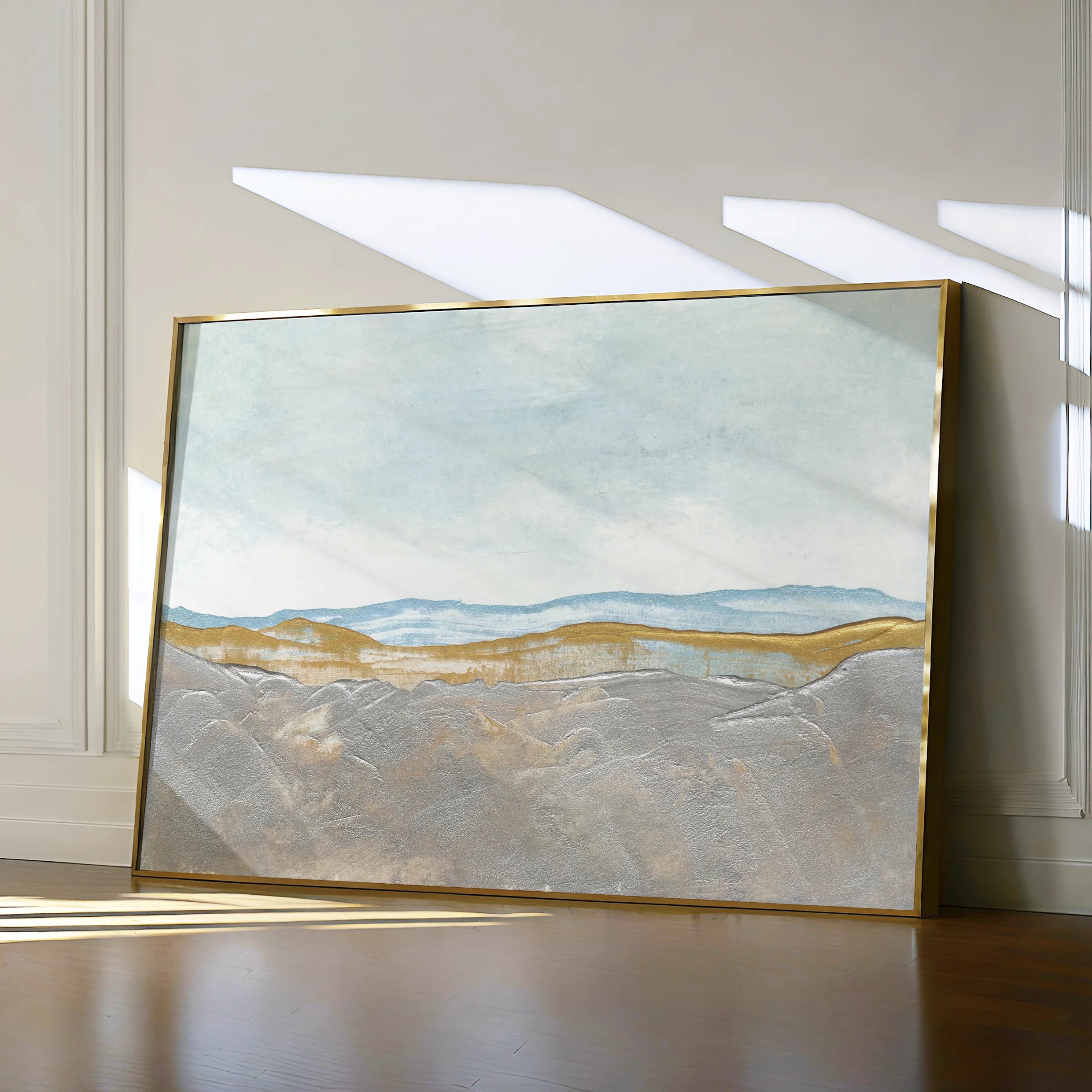 Abstract 220 Canvas Art 18" x 24" / 45 x 60 cm / Black