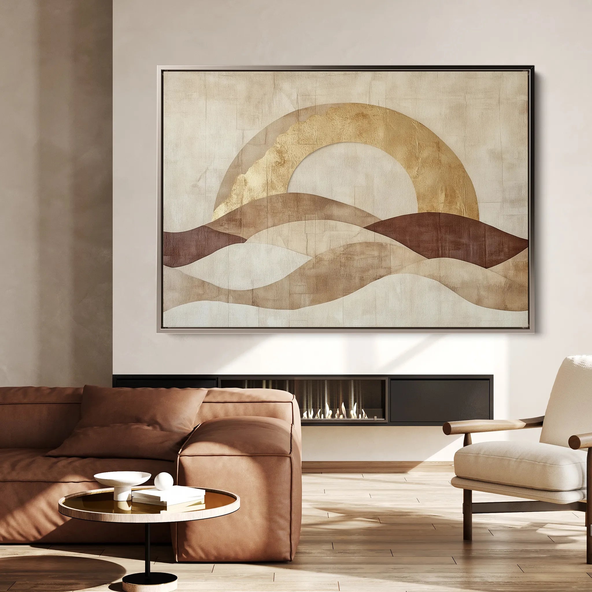Boho 220 Canvas Art 18" x 24" / 45 x 60 cm / Black