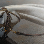 Horses 220 Canvas Art 18" x 24" / 45 x 60 cm / Black