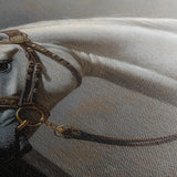 Horses 220 Canvas Art 18" x 24" / 45 x 60 cm / Black