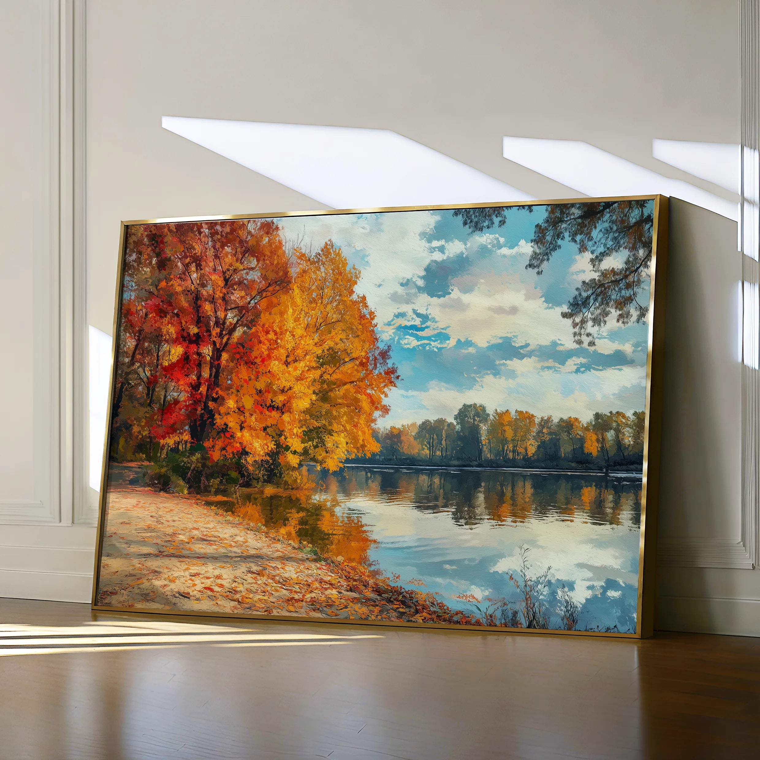 Landscape 220 Canvas Art 18" x 24" / 45 x 60 cm / Black