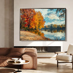 Landscape 220 Canvas Art 18" x 24" / 45 x 60 cm / Black