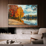 Landscape 220 Canvas Art 18" x 24" / 45 x 60 cm / Black