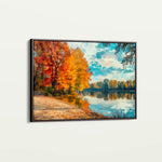 Landscape 220 Canvas Art 18" x 24" / 45 x 60 cm / Black