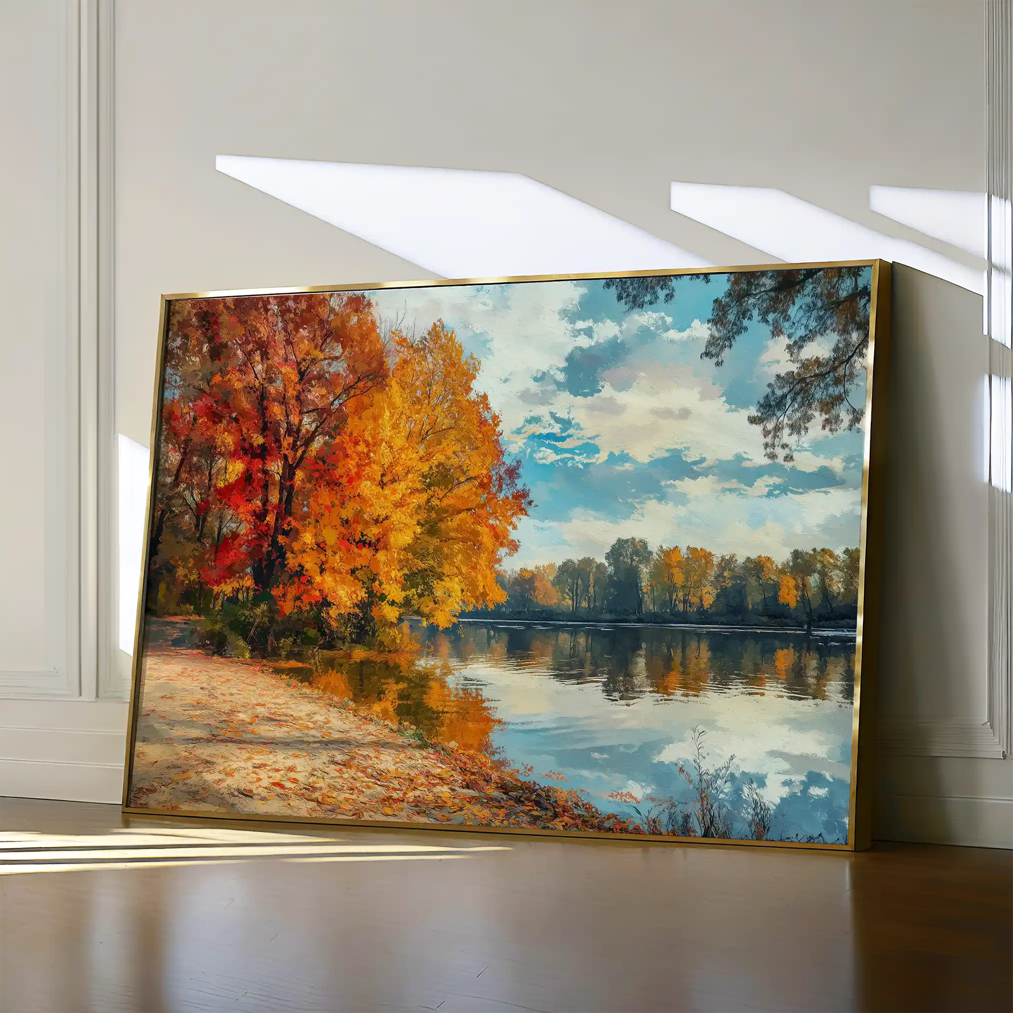 Landscape 220 Canvas Art 60 x 40 cm / Black