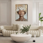 Portrait 220 Canvas Art 18" x 24" / 45 x 60 cm / Black