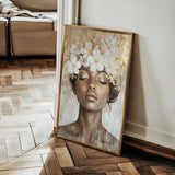 Portrait 220 Canvas Art 18" x 24" / 45 x 60 cm / Black